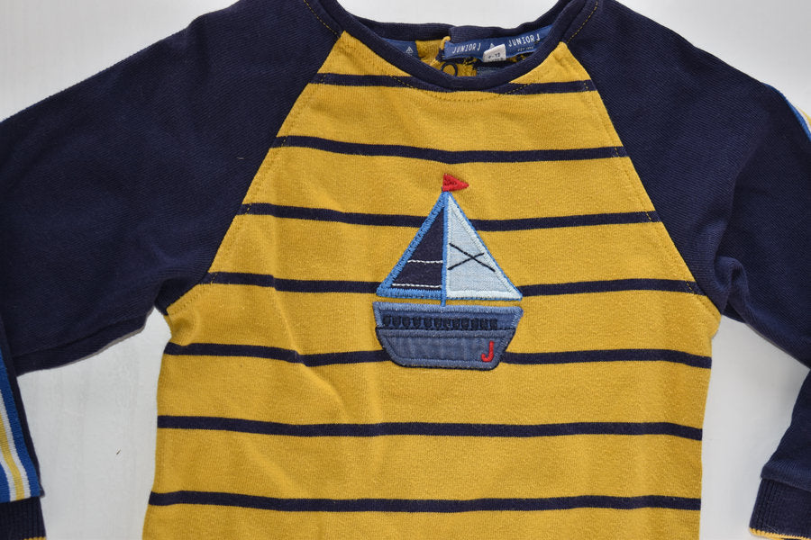 Striped boat sleepsuit
