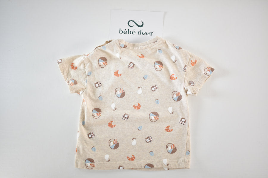 Organic cotton printed top