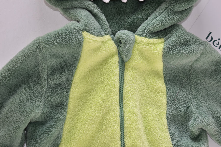 Dinosaur fleece all in one