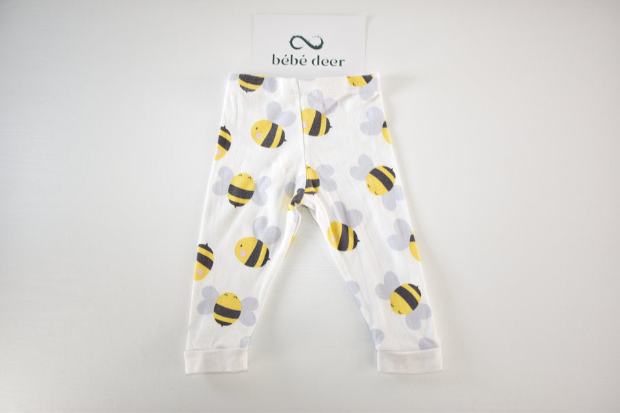 Bee print crop leggings
