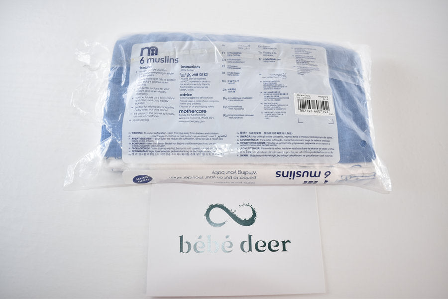5 pack muslin cloths BNWT