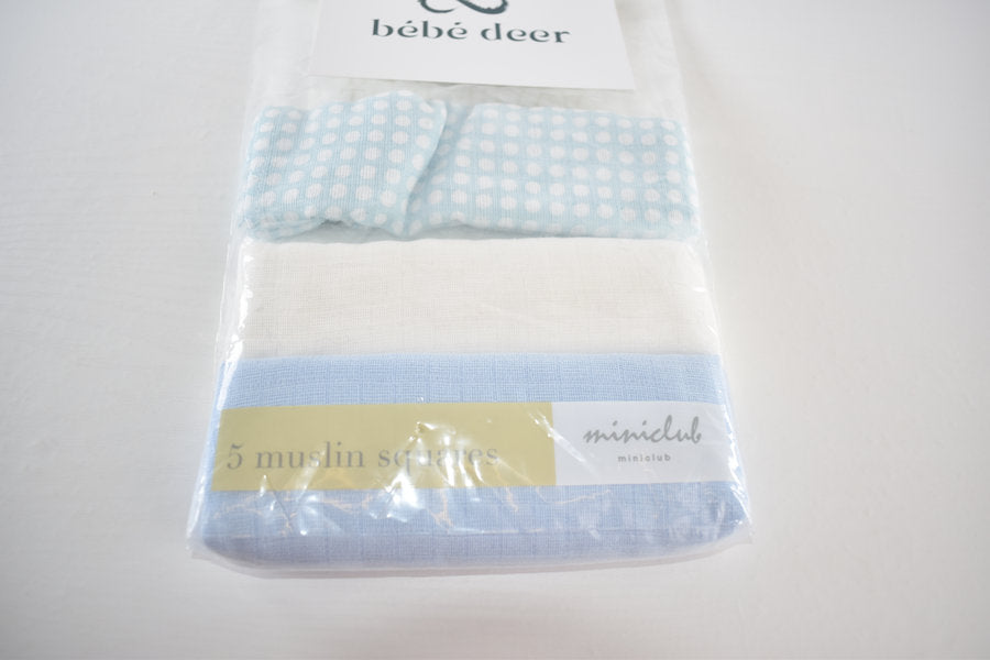 Set of 3 muslin squares