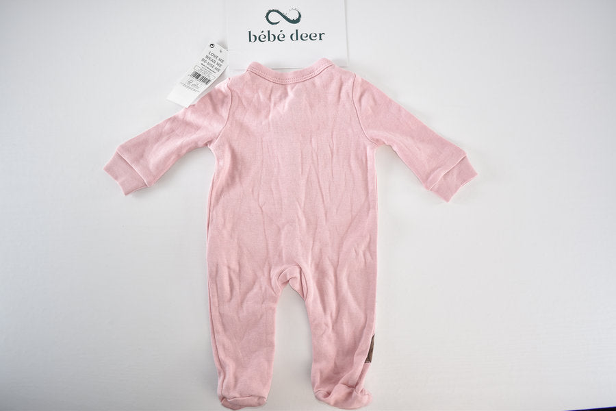 Pink bird sleepsuit BNWT