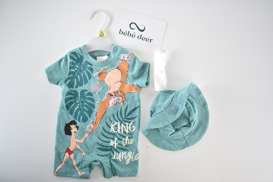 Disney Jungle Book romper and hat set