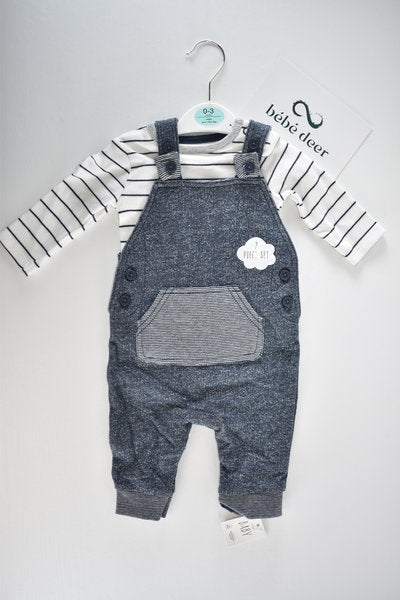 Dungaree and bodysuit set BNWT