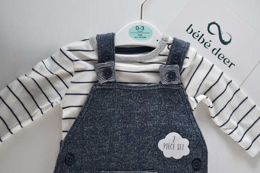 Dungaree and bodysuit set BNWT