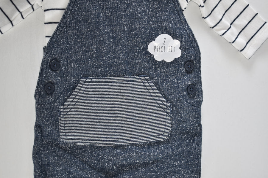 Dungaree and bodysuit set BNWT