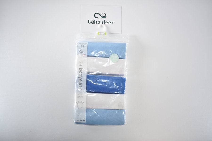 5 pack short sleeve bodysuits BNWT
