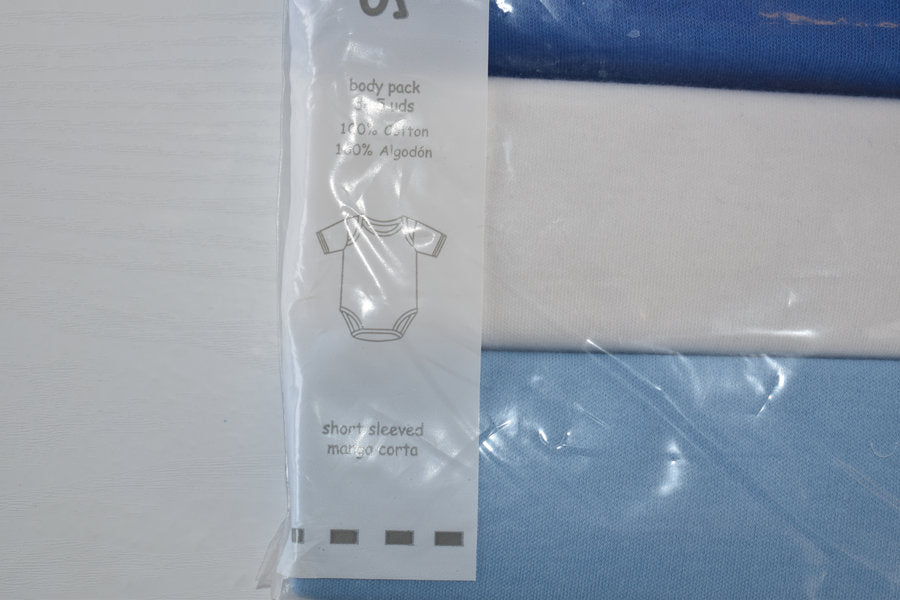 5 pack short sleeve bodysuits BNWT