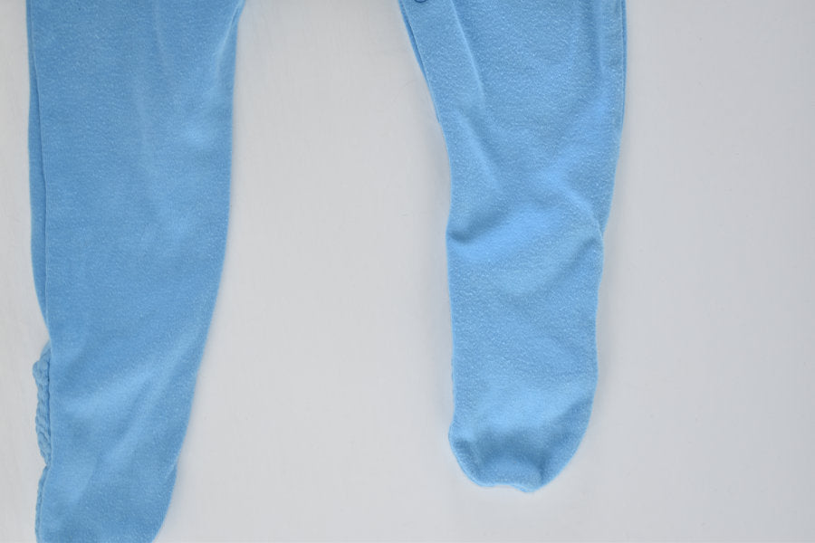 Blue dinosaur sleepsuit