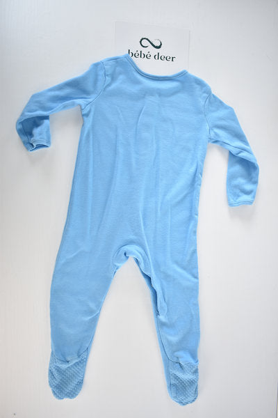 Blue dinosaur sleepsuit