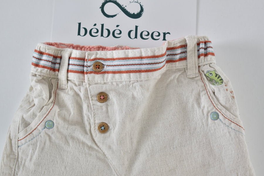Safari embroidered trousers
