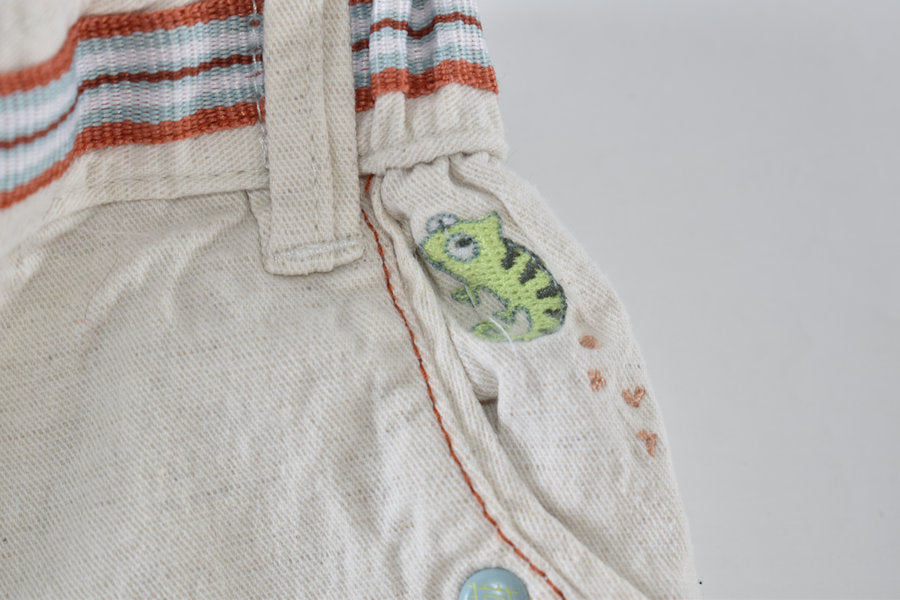 Safari embroidered trousers