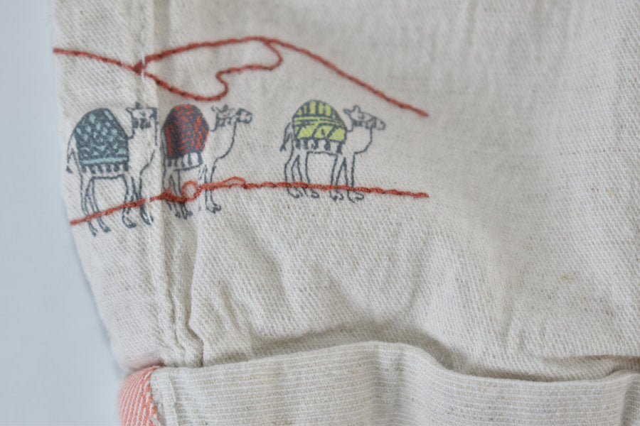 Safari embroidered trousers