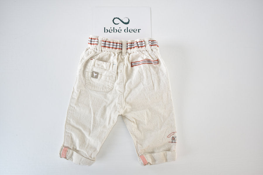 Safari embroidered trousers