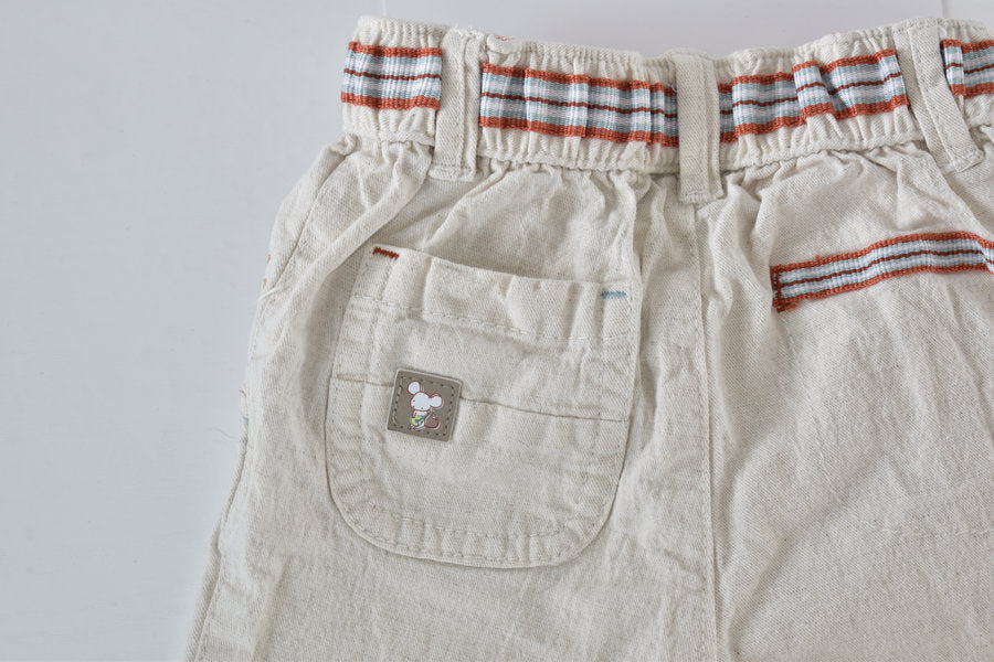 Safari embroidered trousers