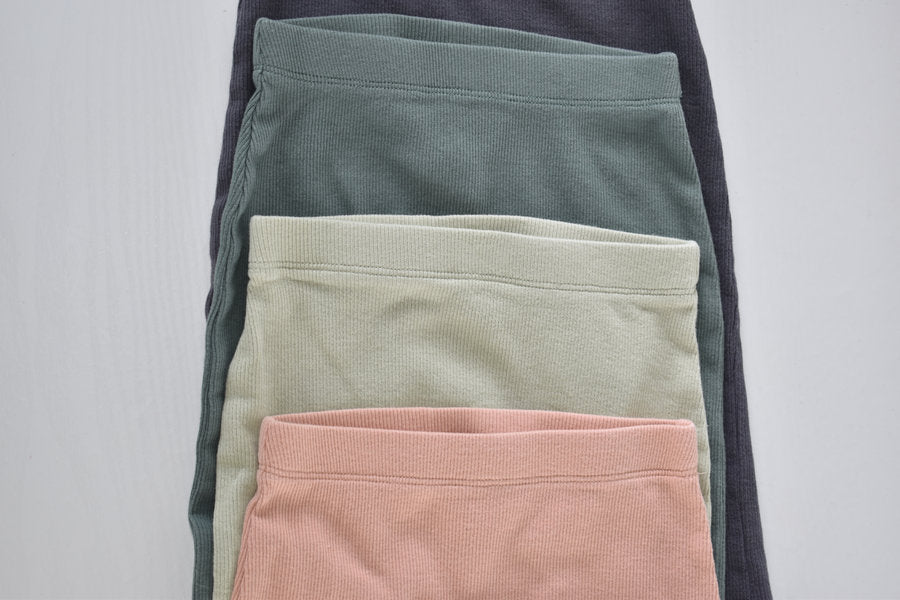 Lot de 5 leggings côtelés