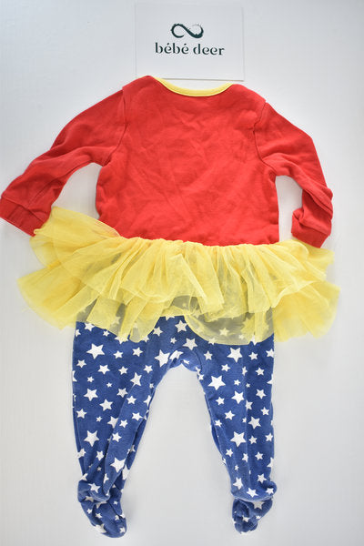 Wonder Woman tutu one-piece outfit