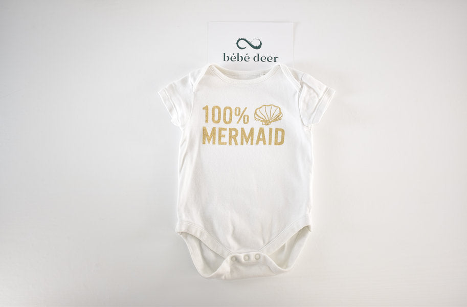 Bodysuit “100% Mermaid”