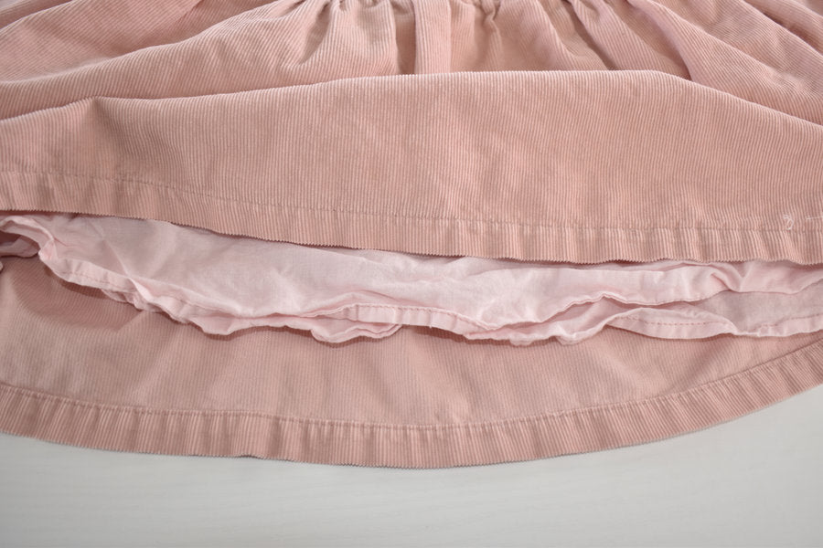 Soft pink dress with a Peter Pan collar