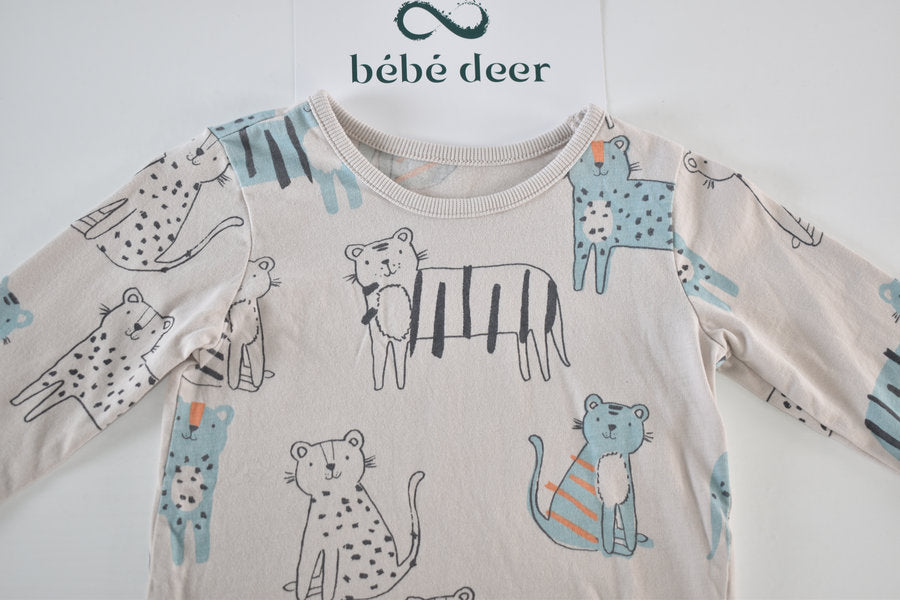 Top with a playful all-over animal print