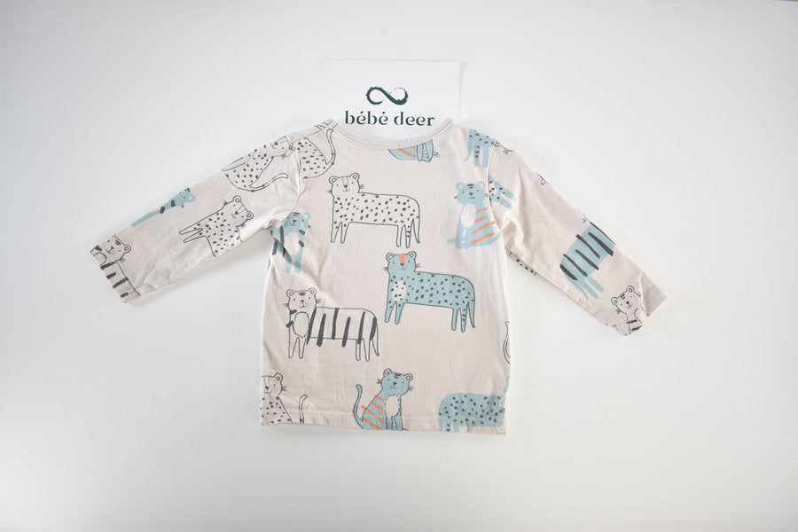 Top with a playful all-over animal print