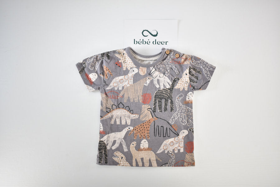 Top with dinosaur print