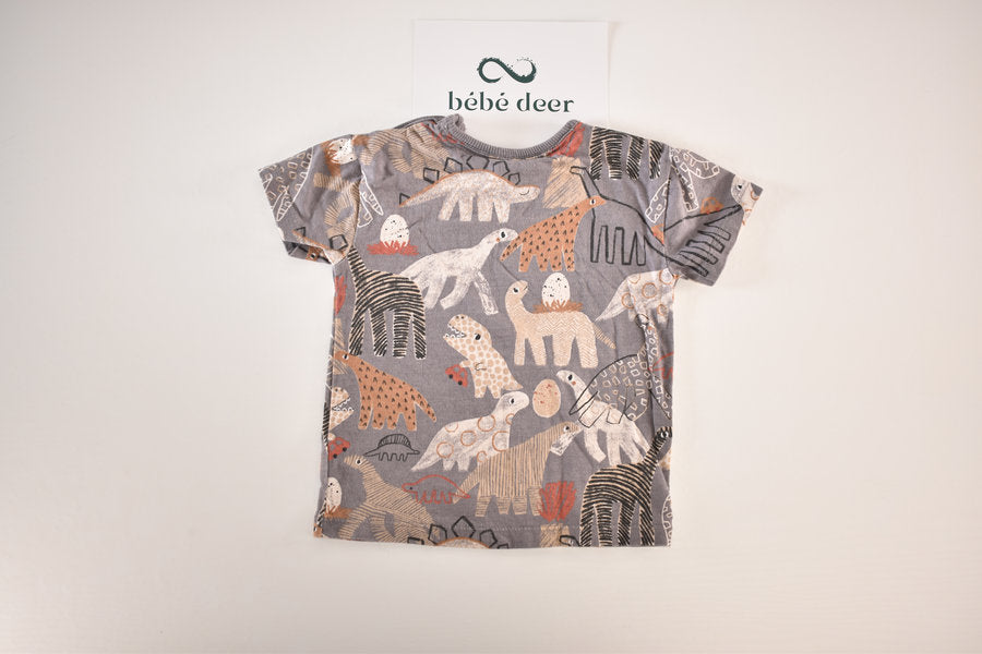 Top with dinosaur print