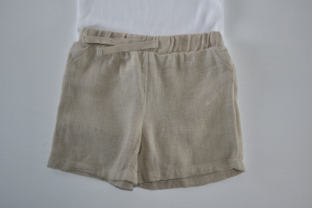 Ensemble short et body en mélange de lin