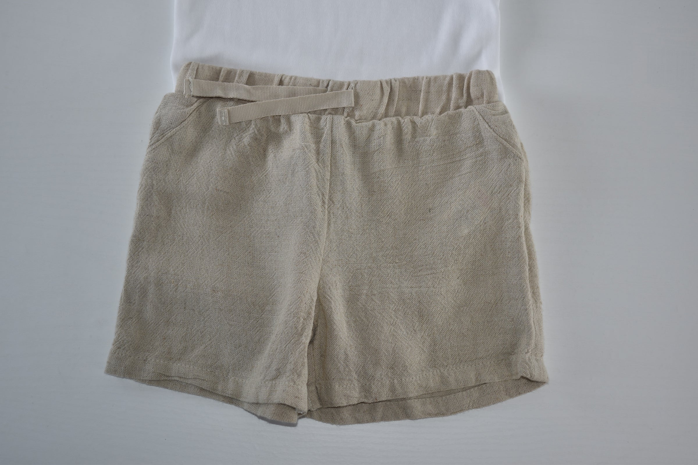 Ensemble short et body en mélange de lin