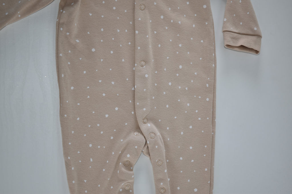 Dors-bien beige à pois