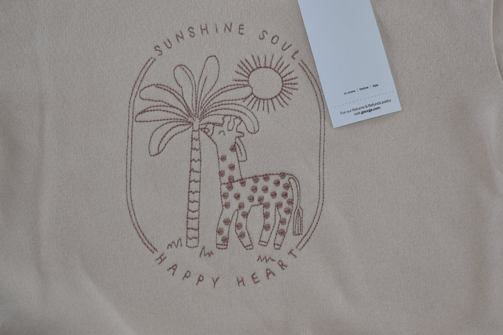 Pull « Cœur joyeux sous le soleil »