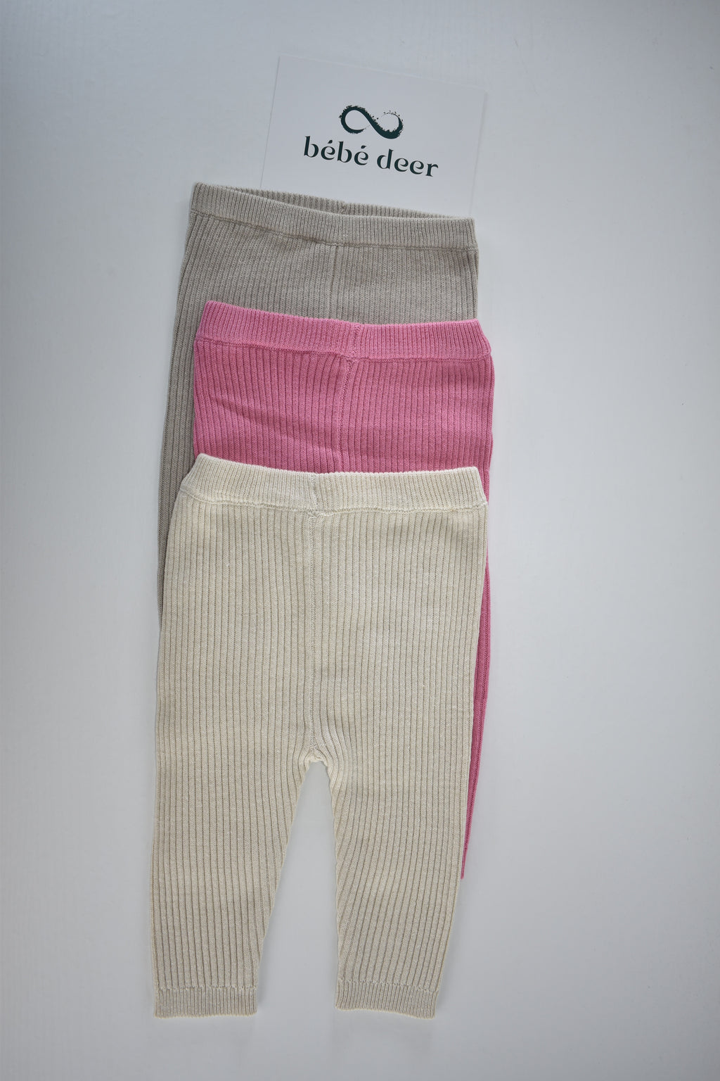 Leggings côtelés lot de 3