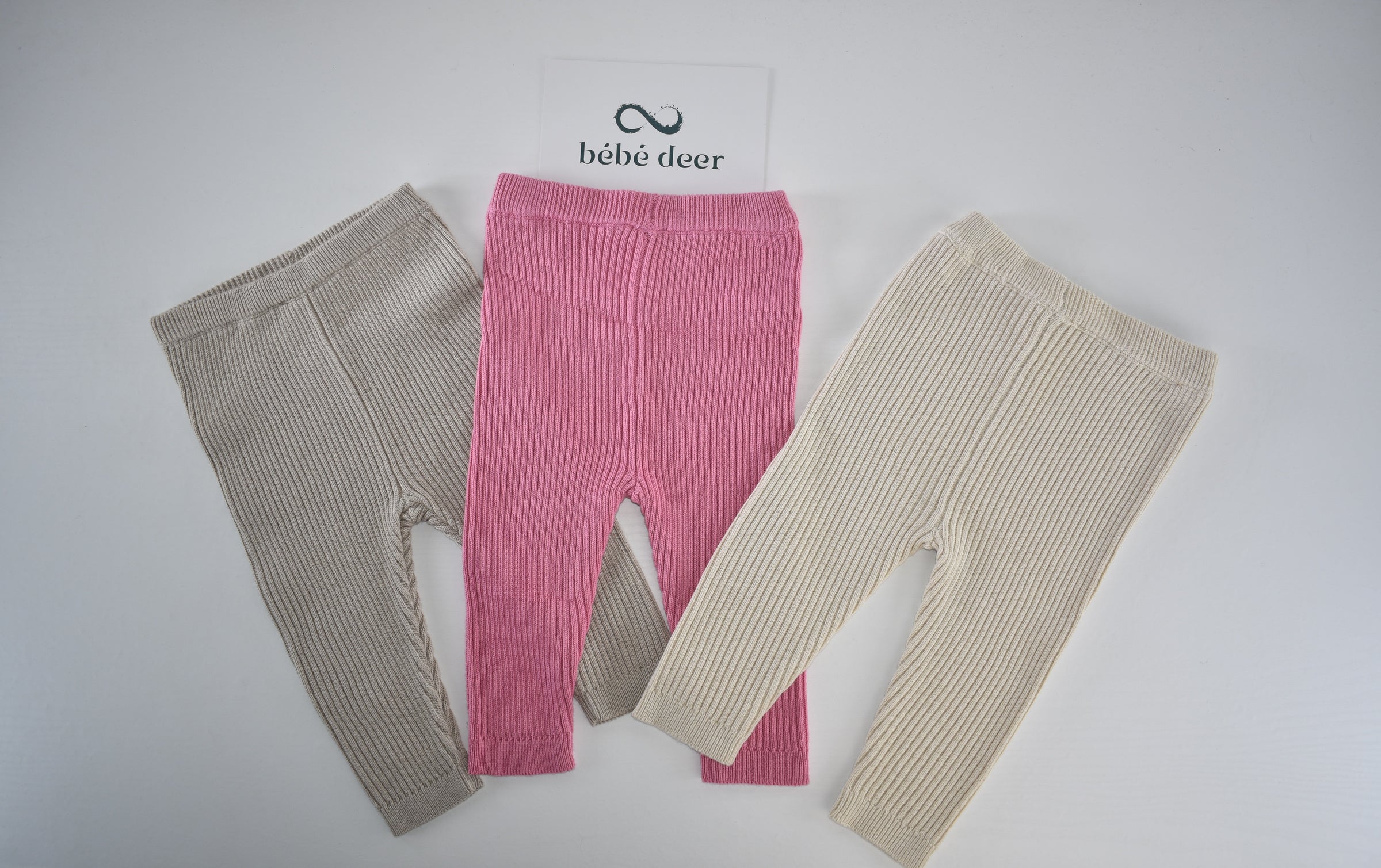 Leggings côtelés lot de 3