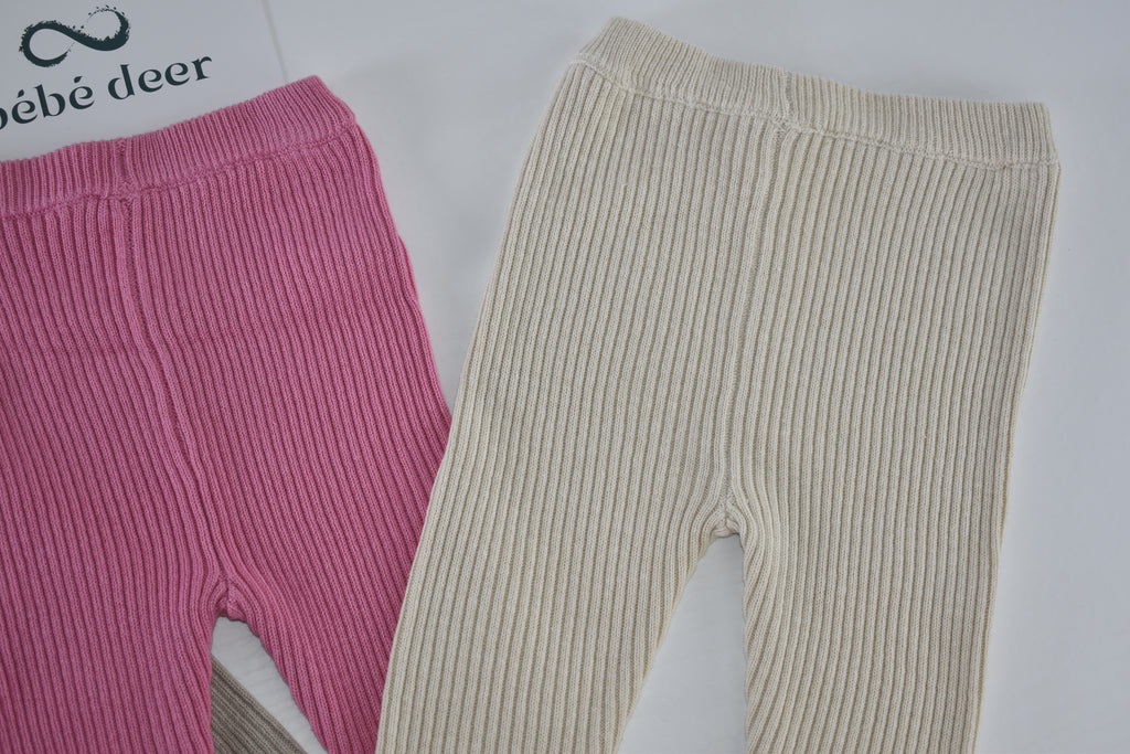 Leggings côtelés lot de 3