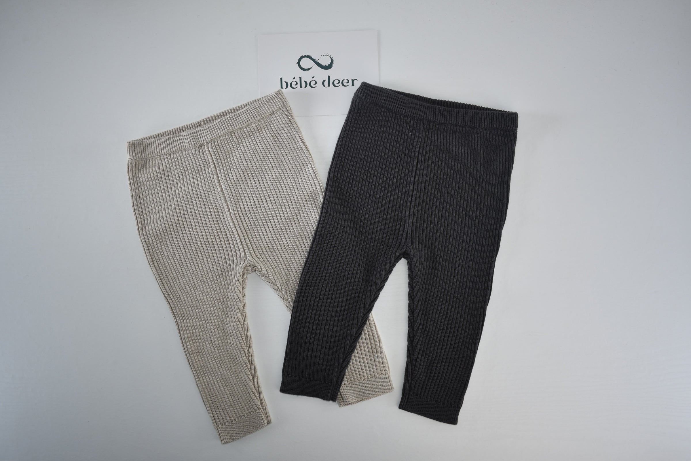 Legging côtelé lot de 2
