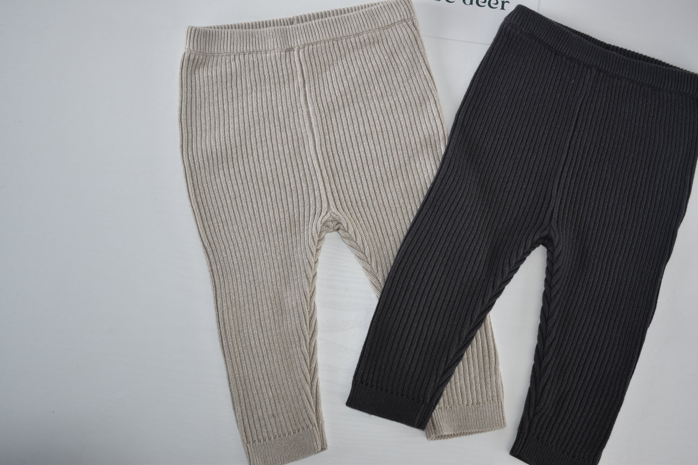 Legging côtelé lot de 2