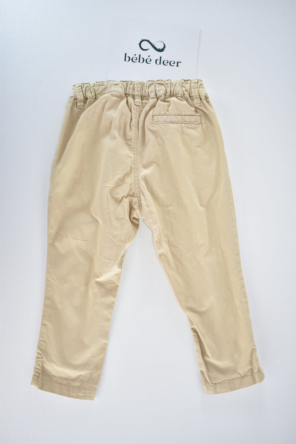 Beige lightweight trousers