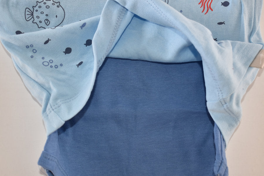 Layered bodysuit t-shirt