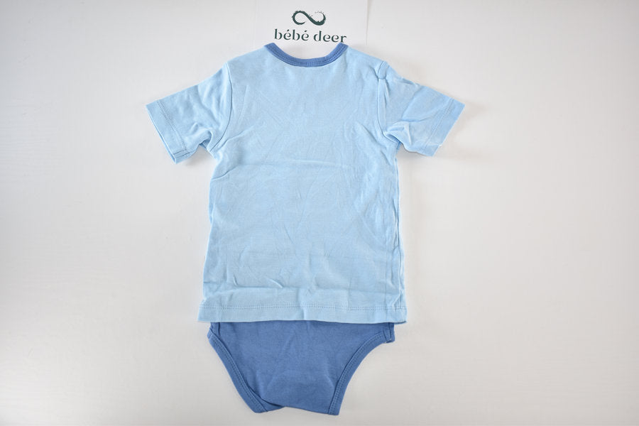 Layered bodysuit t-shirt