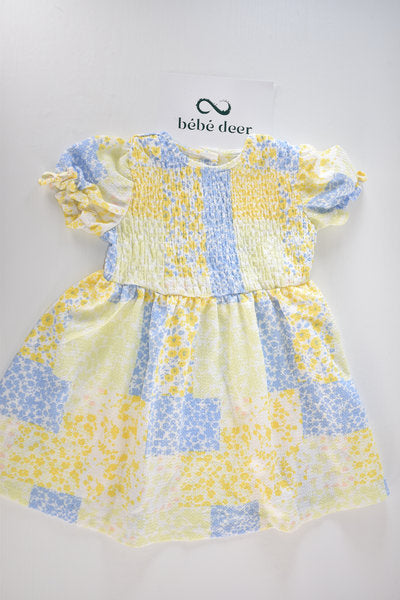 Floral patchwork dress