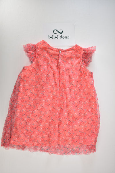 Floral layered dress