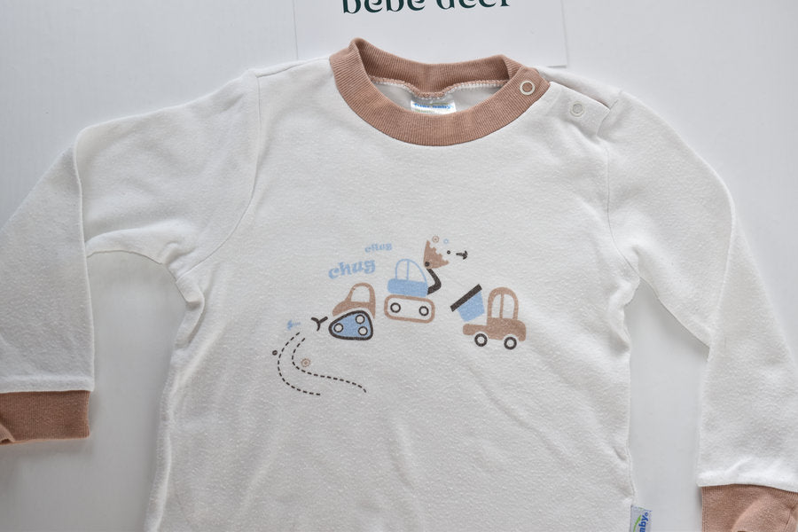 2-piece vehicle print pyjama set