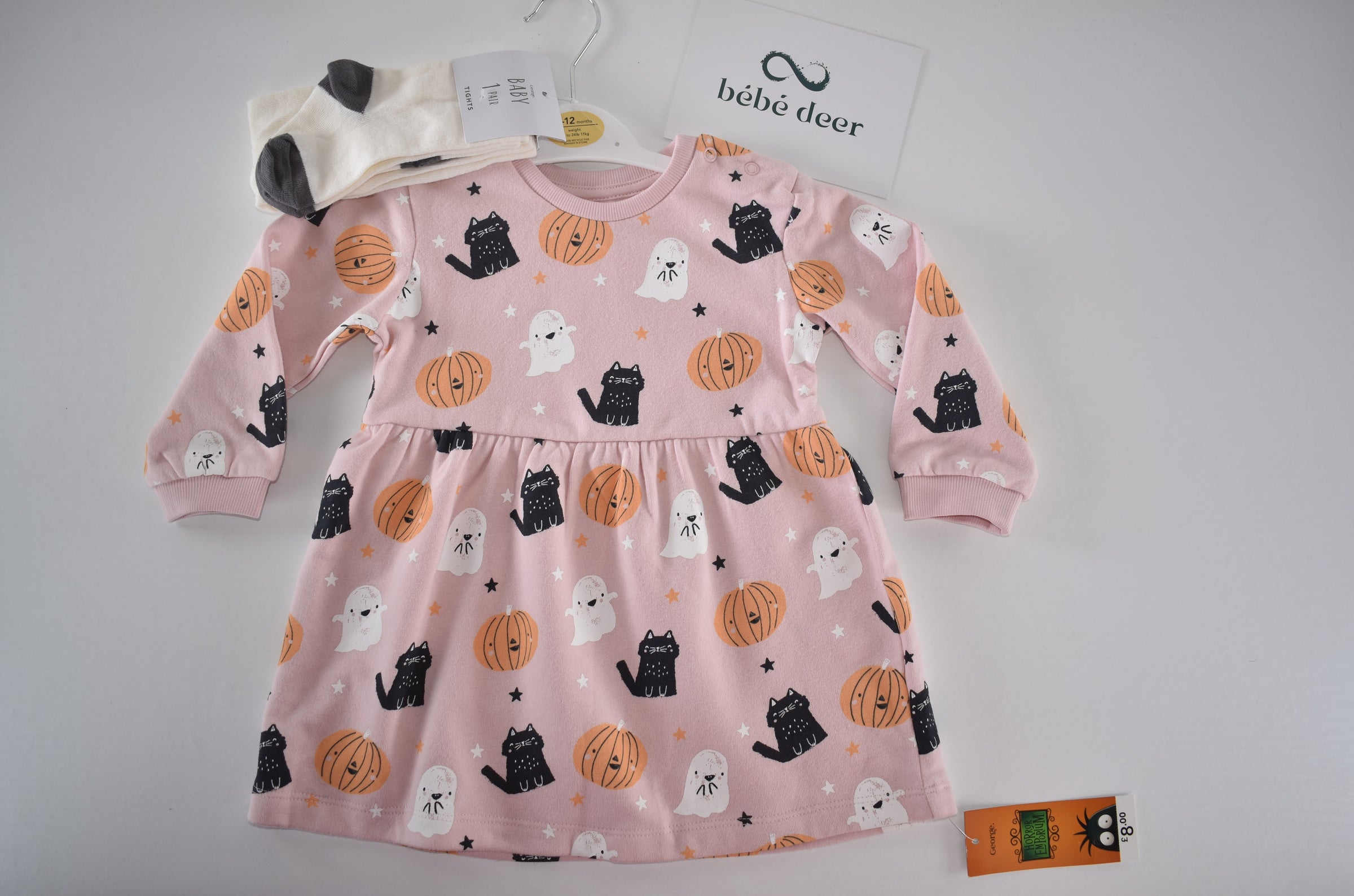 Halloween dress and tights set - New with tag