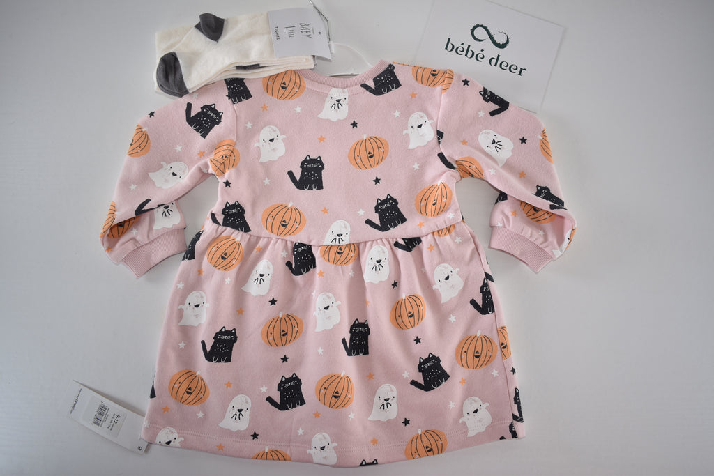 Halloween dress and tights set - New with tag