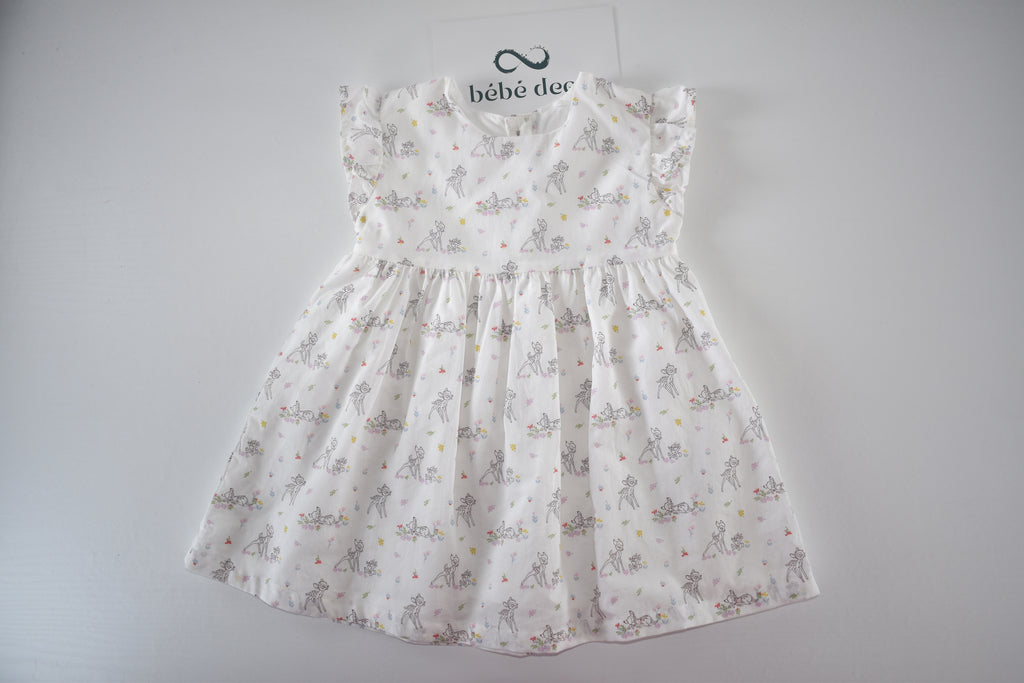 Disney Bambi flutter sleeve dress