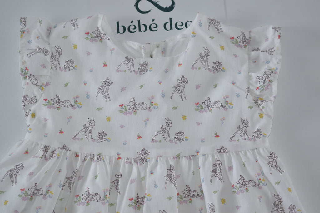 Disney Bambi flutter sleeve dress