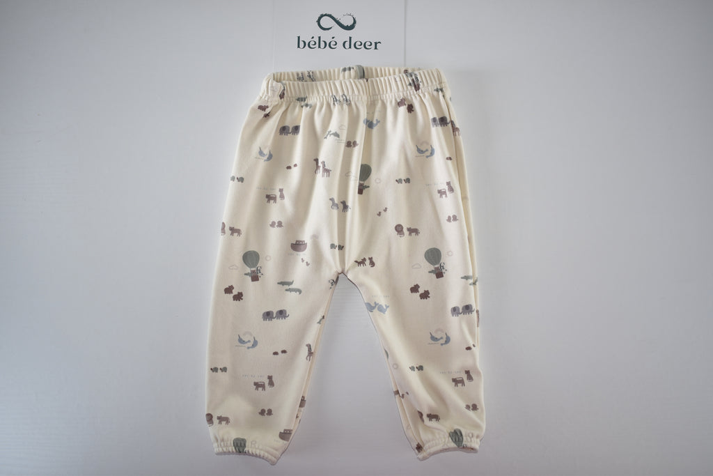 Safari print trousers