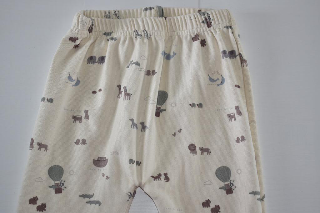 Safari print trousers