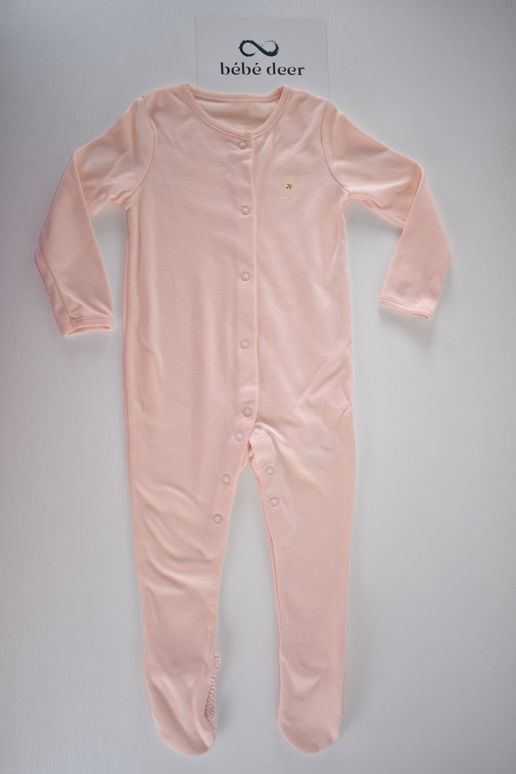 Pink flower sleepsuit